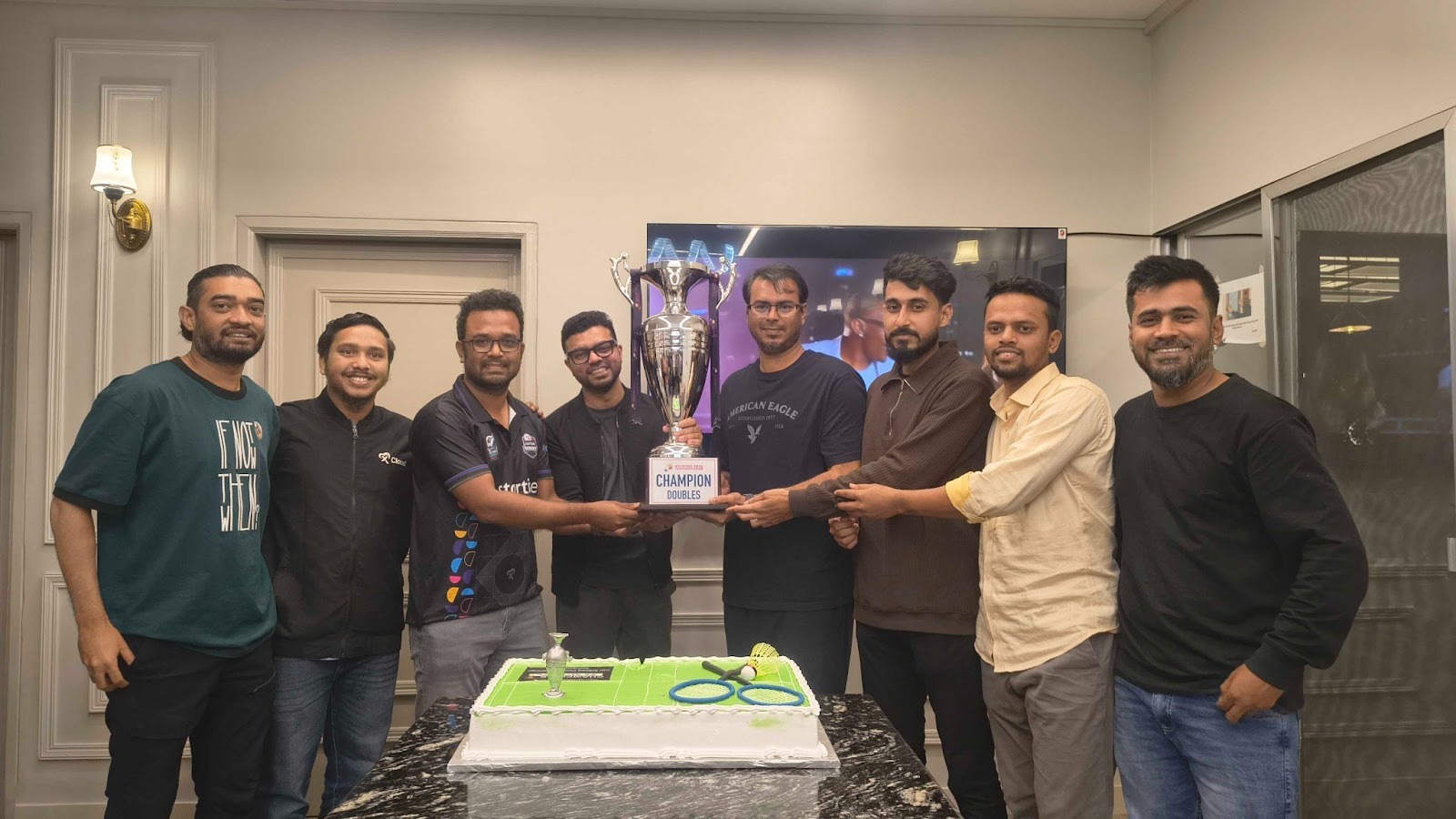 Inter Software Badminton Champion 2026: In House Celebration